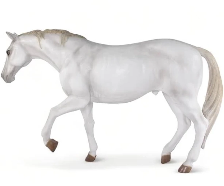 White Horse Life Size Working Statue