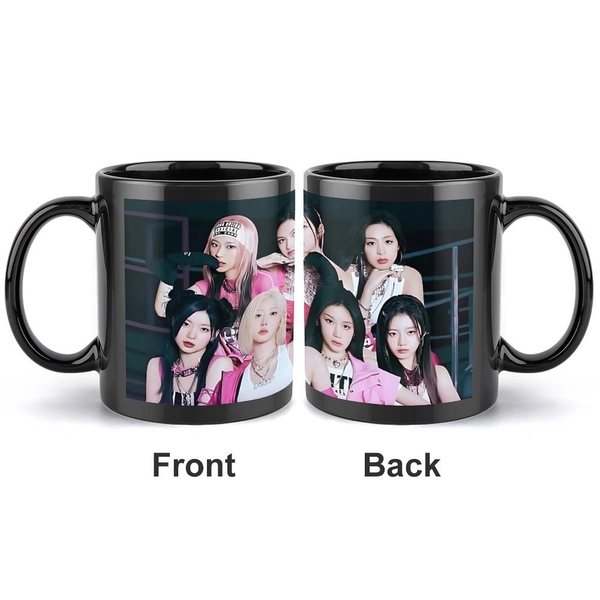 1 tasse à café en céramique rose de 330 ml conçue pour les femmes, parfaite comme un ensemble cadeau d'accessoire tendance pour la maison ou le bureau