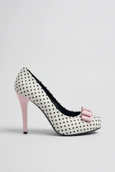Lulu Polka Bow Heels