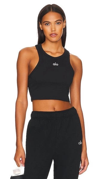 alo Aspire Tank in Black. - size M (also in S, XS)