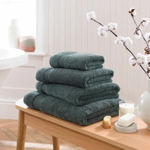 Forest Green Egyptian Cotton Hand Towel 