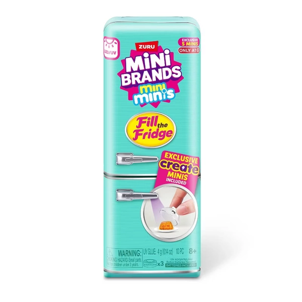 Mini Brands Fill the Fridge Playset
