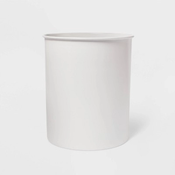 Solid Bathroom Wastebasket Can White - Threshold™