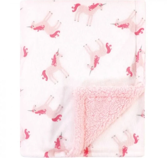 Hudson Baby Unicorn Plush Blanket