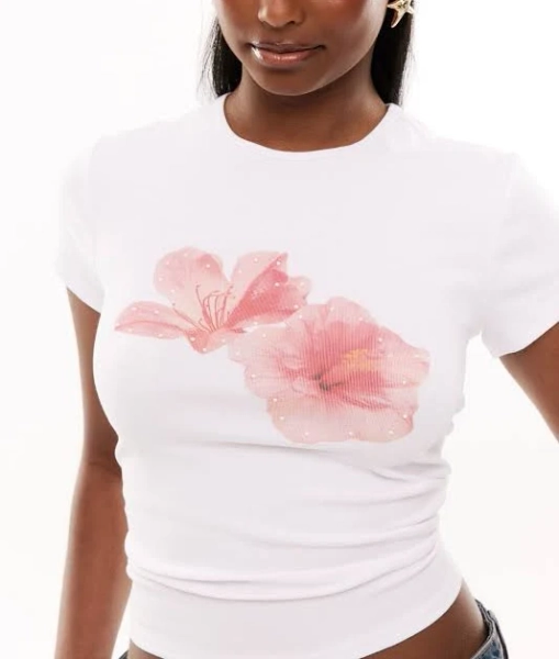Supré Harlow Flower Graphic T Shirt