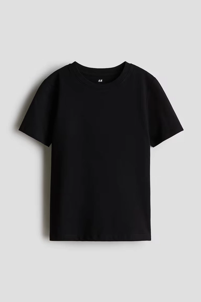 Cotton T-shirt - Black
