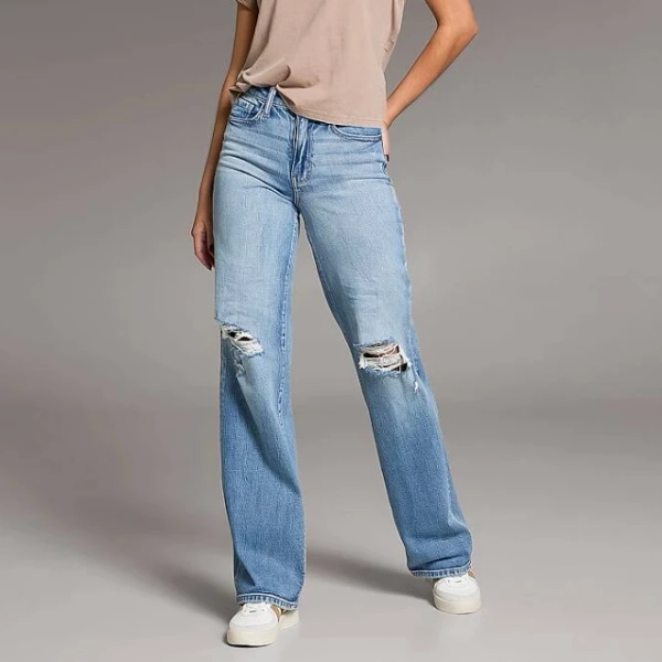BKE Women's Billie Wide Leg Stretch Jean