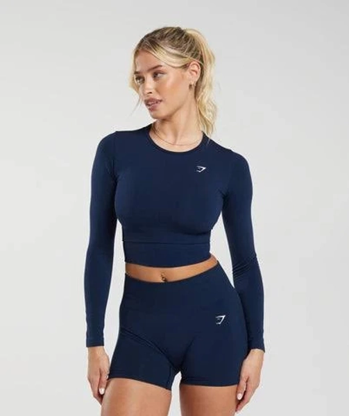 Gymshark Everyday Seamless Long Sleeve Crop Top