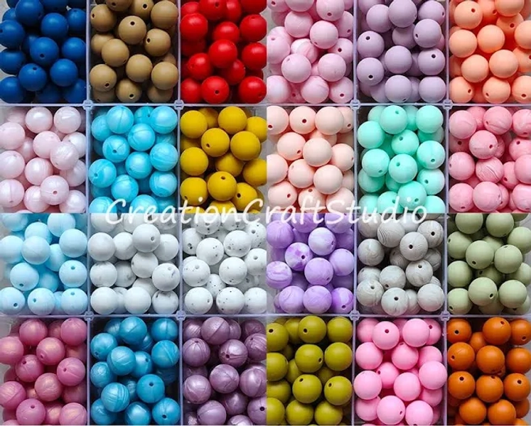 Wholesale Round Silicone Beads