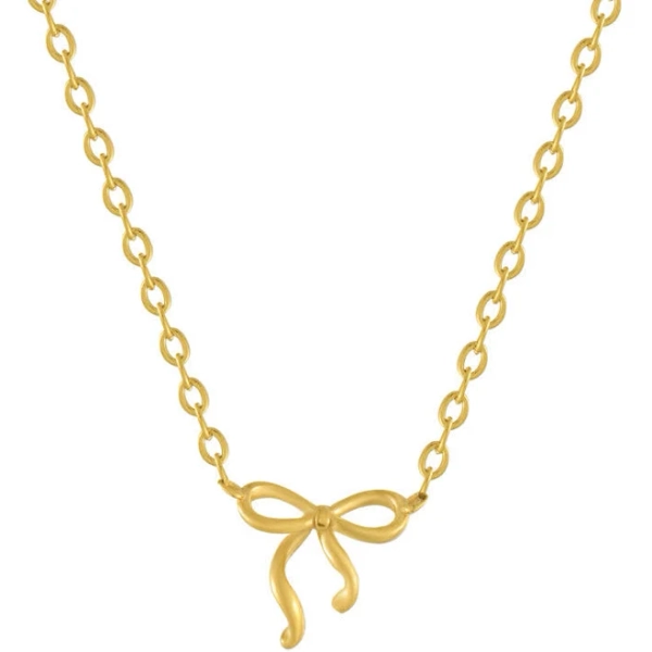 18K Gold Waterproof Tied with Love