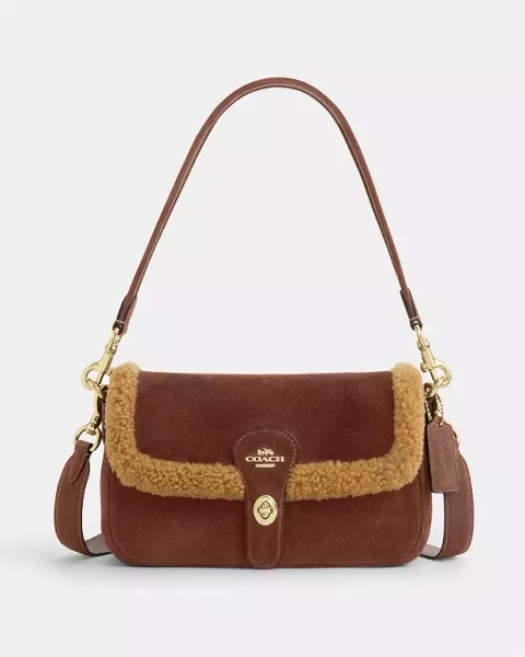 Gold/Vintage Brown Multi Hadley Shoulder Bag