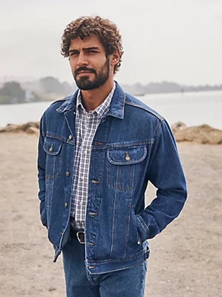 Wrangler Rugged Wear® Denim Jacket | Men's JACKETS & OUTERWEAR | Wrangler®