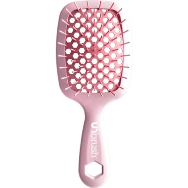 UNbrush Detangling Hair Brush Mini Pastel Collection in Pastel/Peony Light Pink at Nordstrom Rack