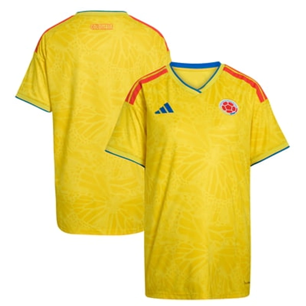 Women's adidas  Yellow Colombia National Team FIFA x World Cup 2026 Home Replica Jersey