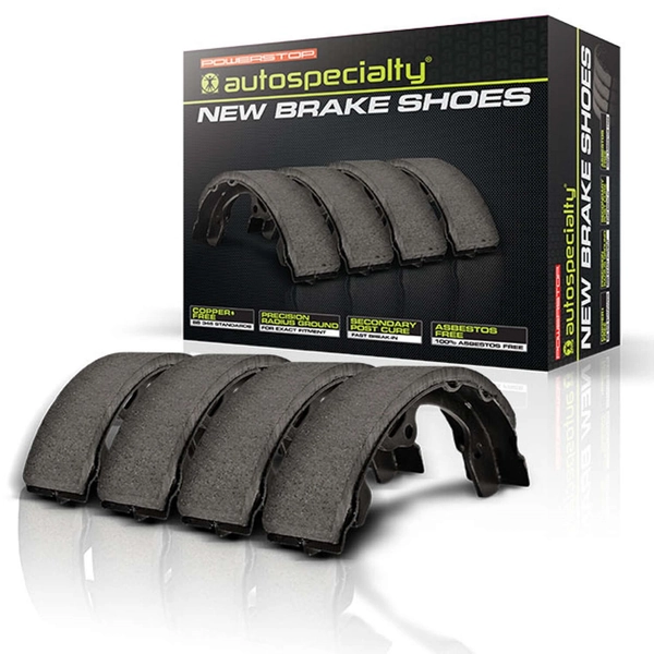 Powerstop® 1973 Chevrolet C20 Pickup - Rear Brake Shoe Set, 4.1L 6Cyl, With 11-5/32in x 2-3/4in Brakes, Autospecialty By Powerstop