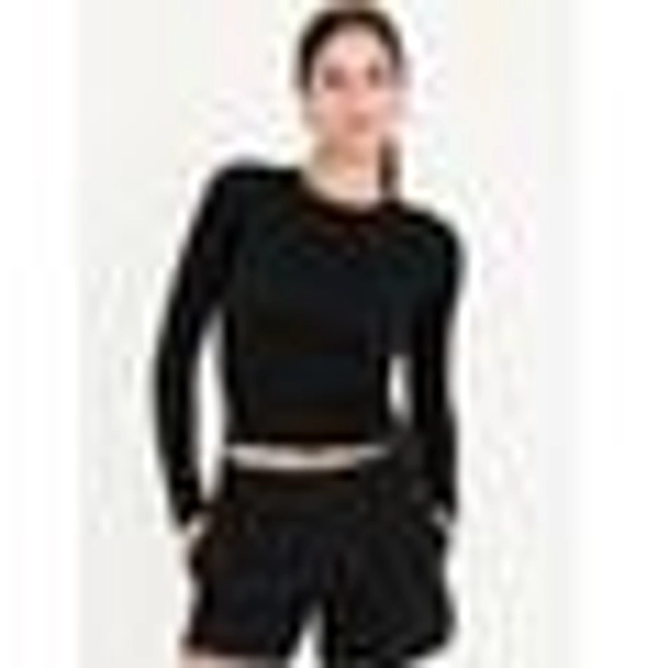 Exhale Seamless Fitted Rib T-Shirt