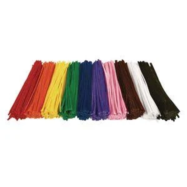 Colorations Chenille Stem Pipe Cleaners Pack of 100