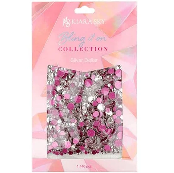 Kiara Sky Rhinestones Nail Art