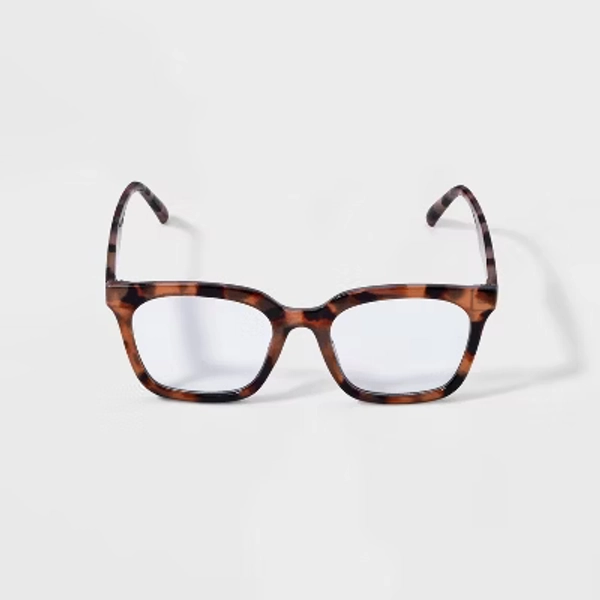Women's Plastic Square Sunglasses - Wild Fable™ Brown: UV Protection, Blue Light Filtering