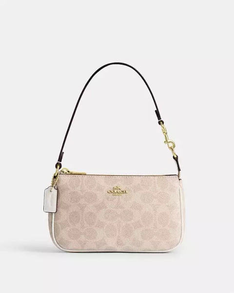 Gold/White/Chalk Nolita 19 In Signature Canvas