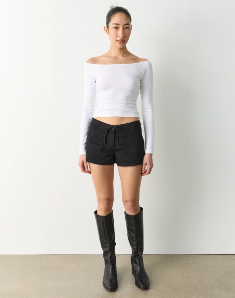 Glassons Cotton Patch Pocket Short
