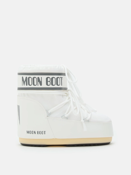 ICON LOW WHITE NYLON BOOTS
