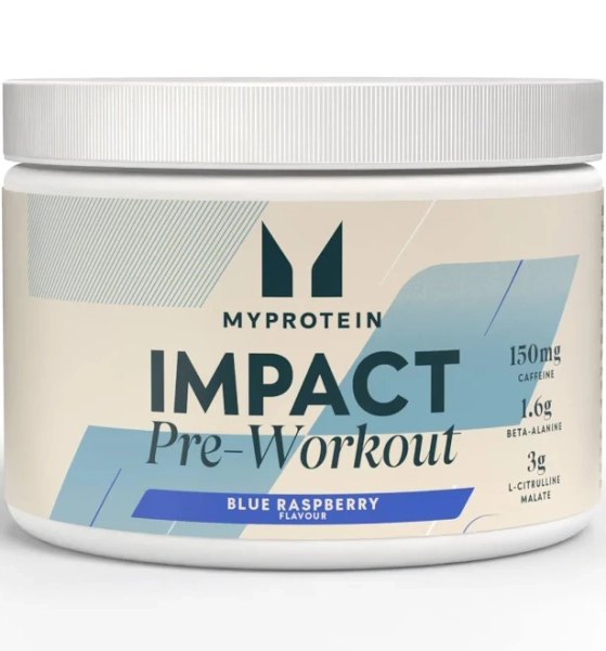 MyProtein Impact Pre Workout 250g Blue Raspberry