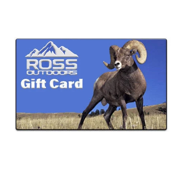 Ross Outdoors $100 Gift Card