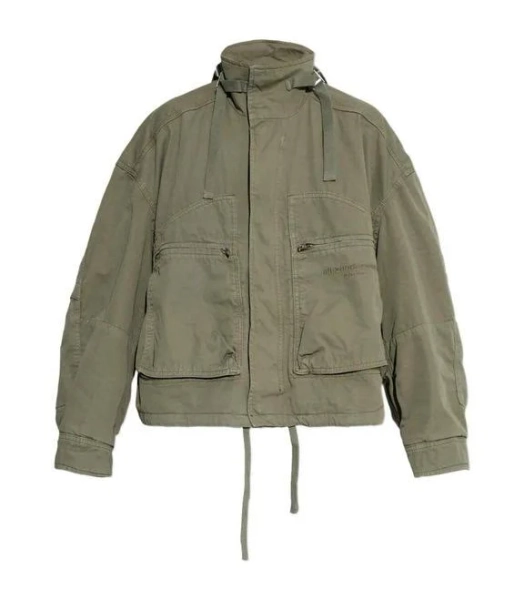 Alexander Wang Women's Logo-embroidered Cotton Jacket