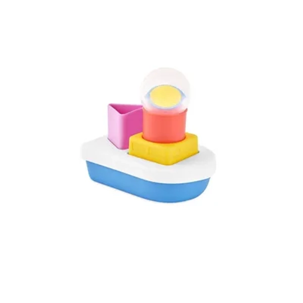 Skip Hop STEM Baby Bath Toys, 6m+ - Boat & Bubbles 6pc
