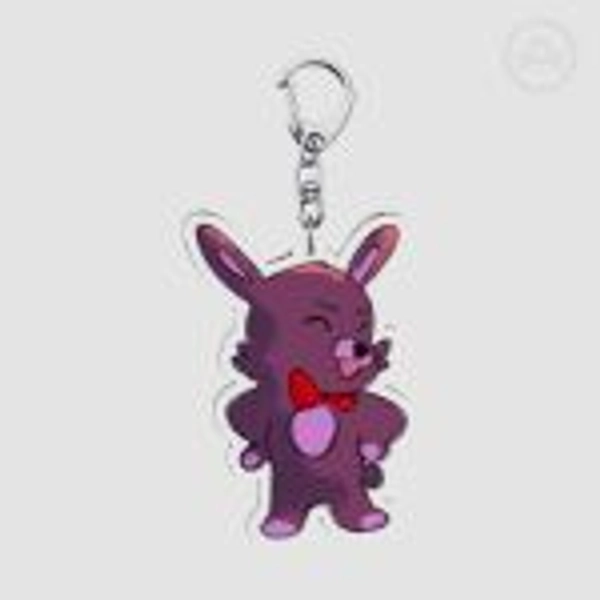 FNAF 1 Bonnie Clear Acrylic Keychain by maecastral - ACGGOODS