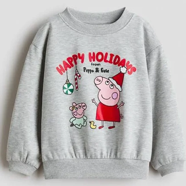 Girls h&m Light Sweatshirt with Printed Motif