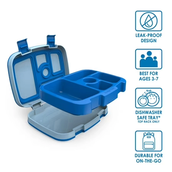 Bentgo Leak-Proof  Bento-Style Lunch Box (Blue)