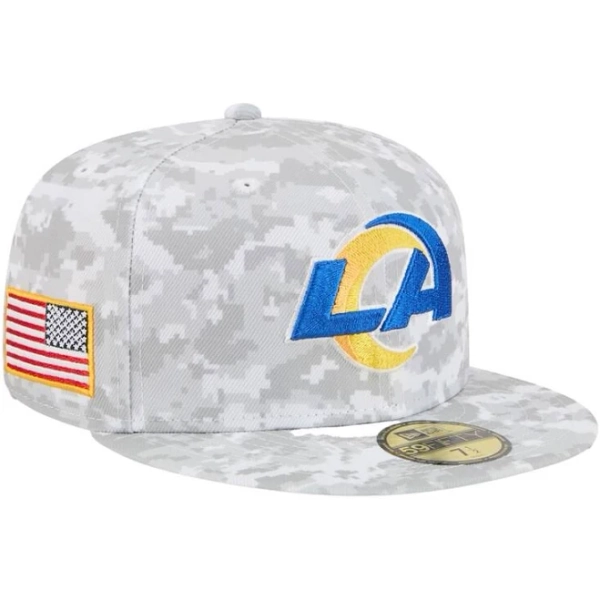 New Era Men's Los Angeles Rams 2025 Salute to Service Fan Pack 59FIFTY Fitted Hat