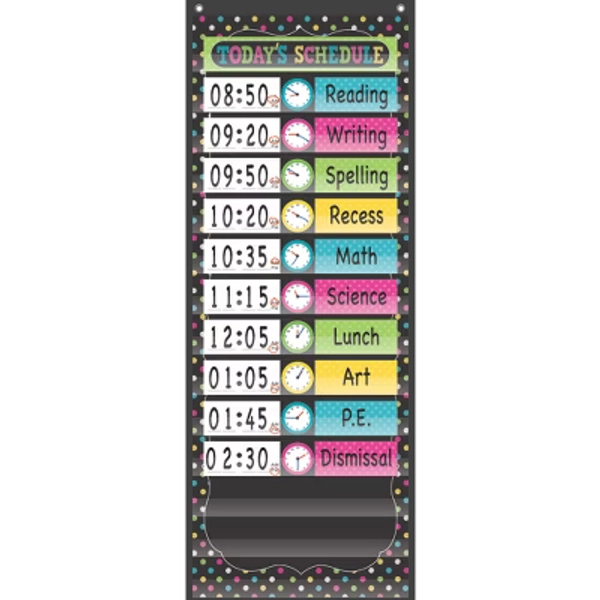 Daily Schedule Pocket Chart