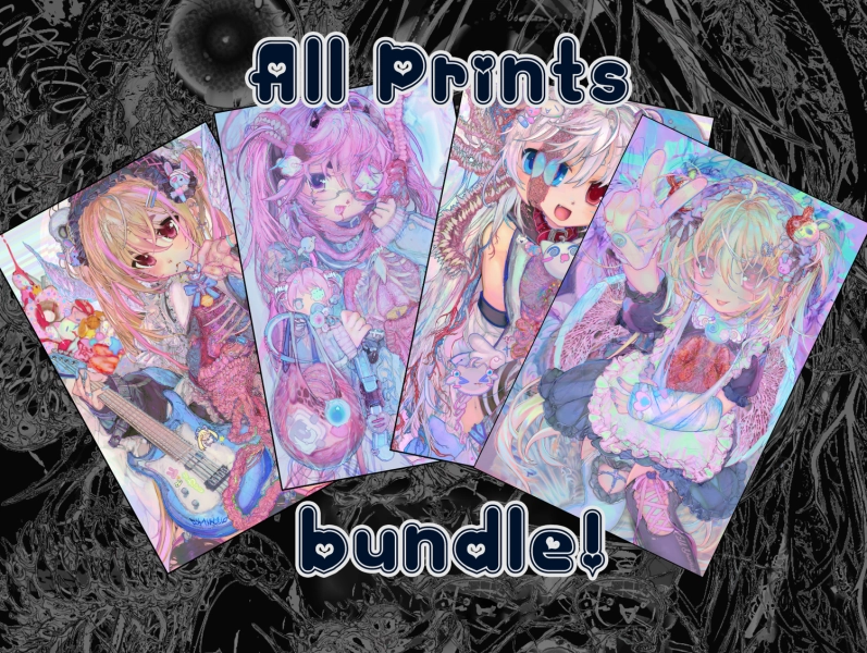 Print Bundle All Designs (13 Prints) — DIEMILKO