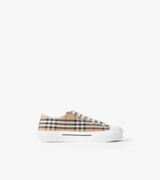 Check Sneakers in Archive beige - Men | Burberry® Official