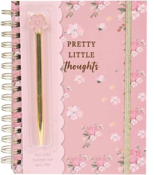 Pretty Little Thoughts Spiral with Pen