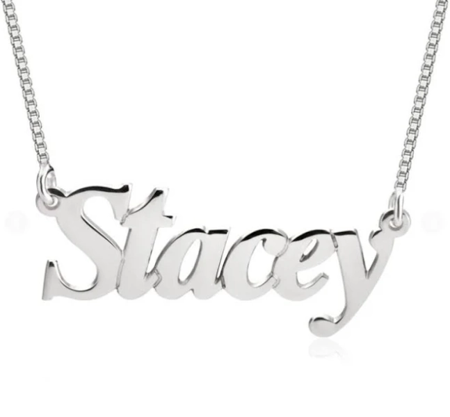 Custom Name Necklace Gold oNecklace