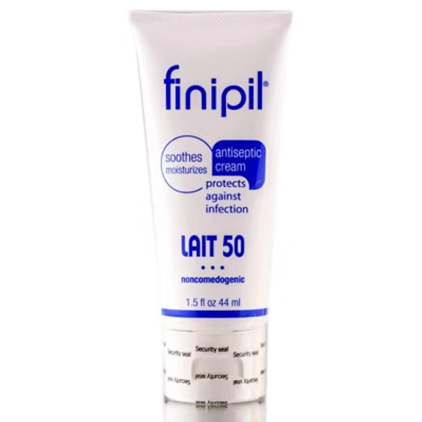 Nufree Finipil Antiseptic Cream Lait 50 (1.5 oz) Sooth & Protect Skin After Hair Removal Treatments