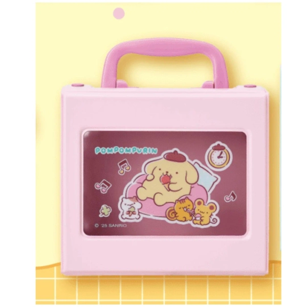 PomPomPurin Kuji – Team Purin Japan Sanrio Official- Pink Carry Case Official Kawaii Japanese Merchandise Store | Next-Day UK Delivery