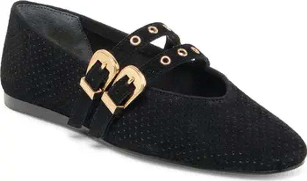 Baylee Grommet Mary Jane Flat