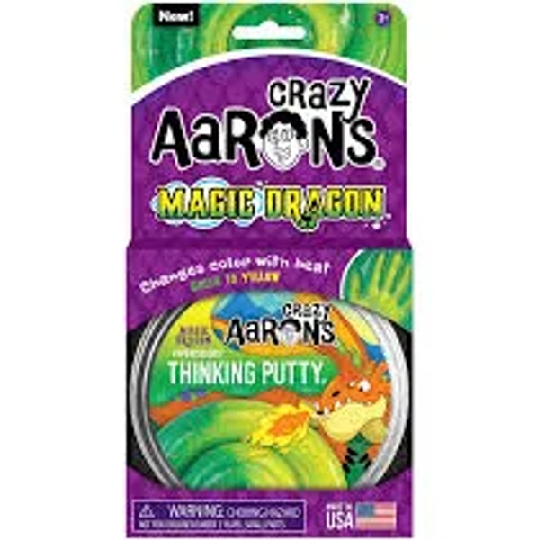 Crazy Aarons Hypercolour Magic Dragon Thinking Putty