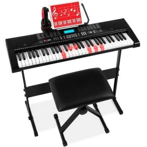 Best Choice Products Beginners Complete Electronic Keyboard Piano Set