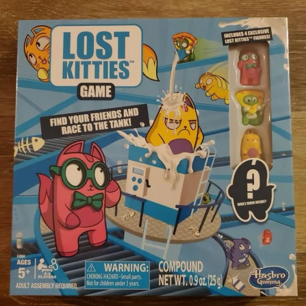 Hasbro Lost Kitties Game W/ 4 Exclusive Figures - New Toys & Collectibles | Color: Blue
