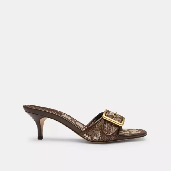 Margot Sandal In Crystal Signature Denim