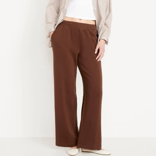 Old Navy Women's High-Waisted Socomfy Wide-Leg Sweatpants
