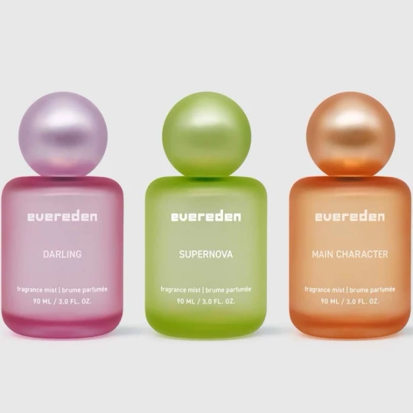 Evereden Hair and Body Fragrance Mist Trio Non-Toxic, Long-Lasting Body Mist for Kids and Teens