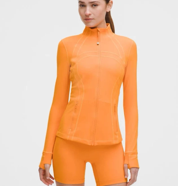 lululemon Define Jacket Nulu - Size 14 - Citrus Sizzle Tone