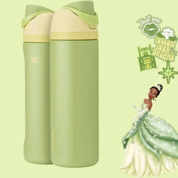 Owala Freesip Princess Tiana Water Bottle